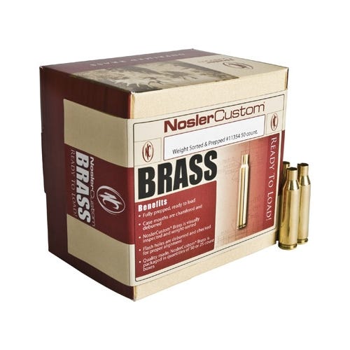 Nosler 10098 Custom Brass 223 Remington 100