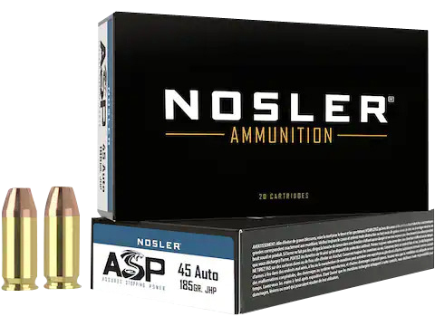 Nosler ASP .45 ACP 185-Grain 50-Rounds JHP
