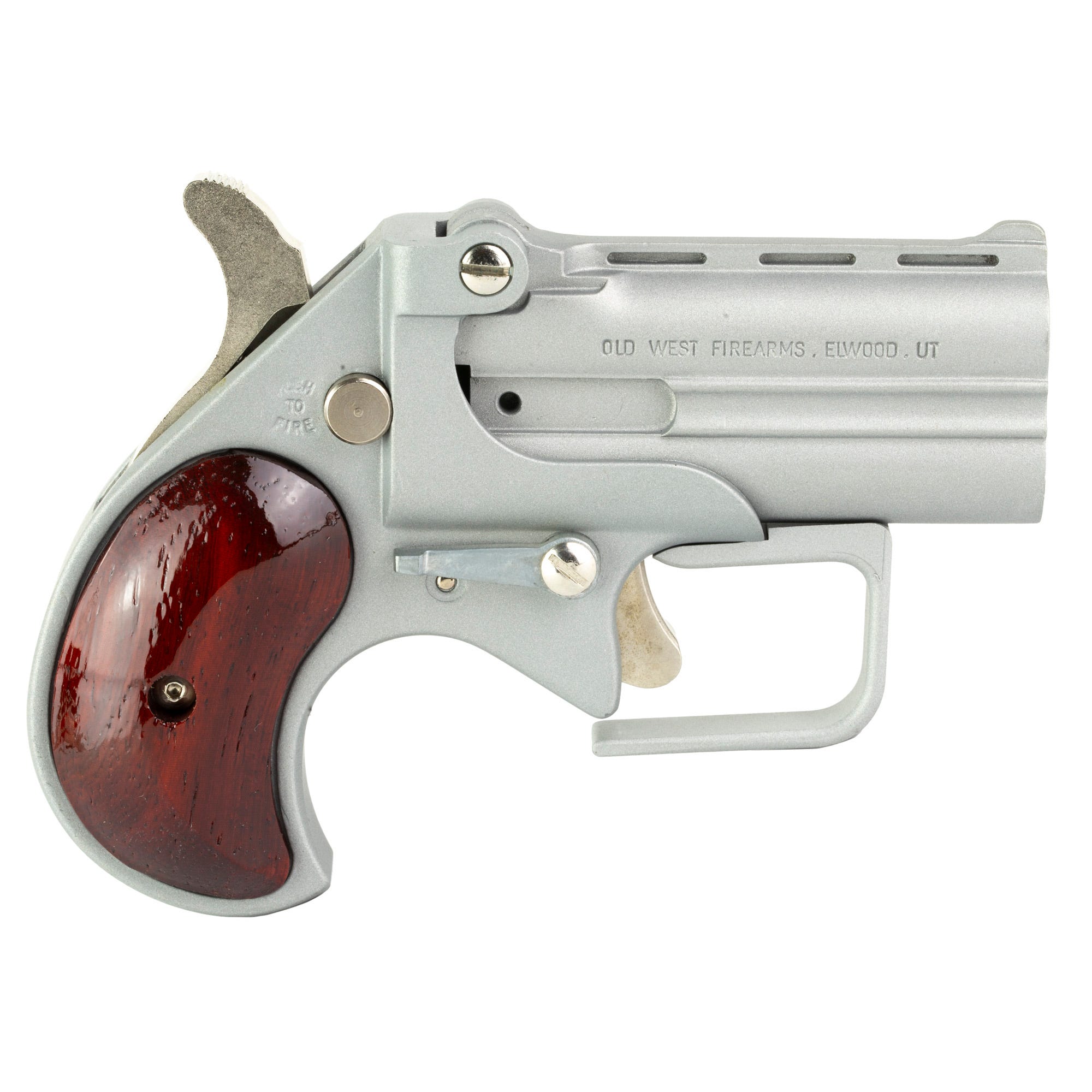 Old West Firearms Short Bore Silver 9mm 2.75" Barrel 2-Rounds