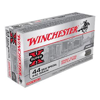 Other Cowboy Action Lead Flat Nose 240 Grain Brass .44 SPC 50Rds