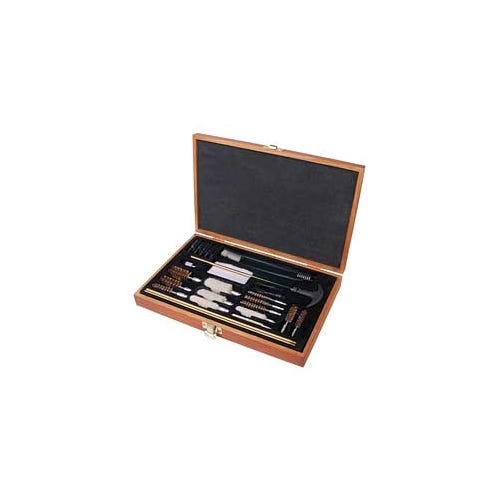 Outers 28PC .22+ Cleaning Kit Wood Box