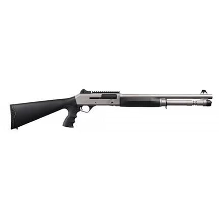 Panzer Arms M4 Marine Tactical Nickel/Black 12 GA 18.5" Barrel 5-Rounds