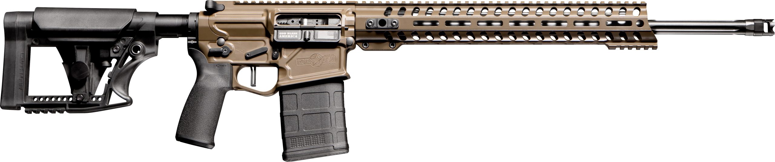 Patriot Ordnance Factory Rogue Prescott DI Patriot Brown 6.5 Creedmoor 20" Barrel 20-Rounds