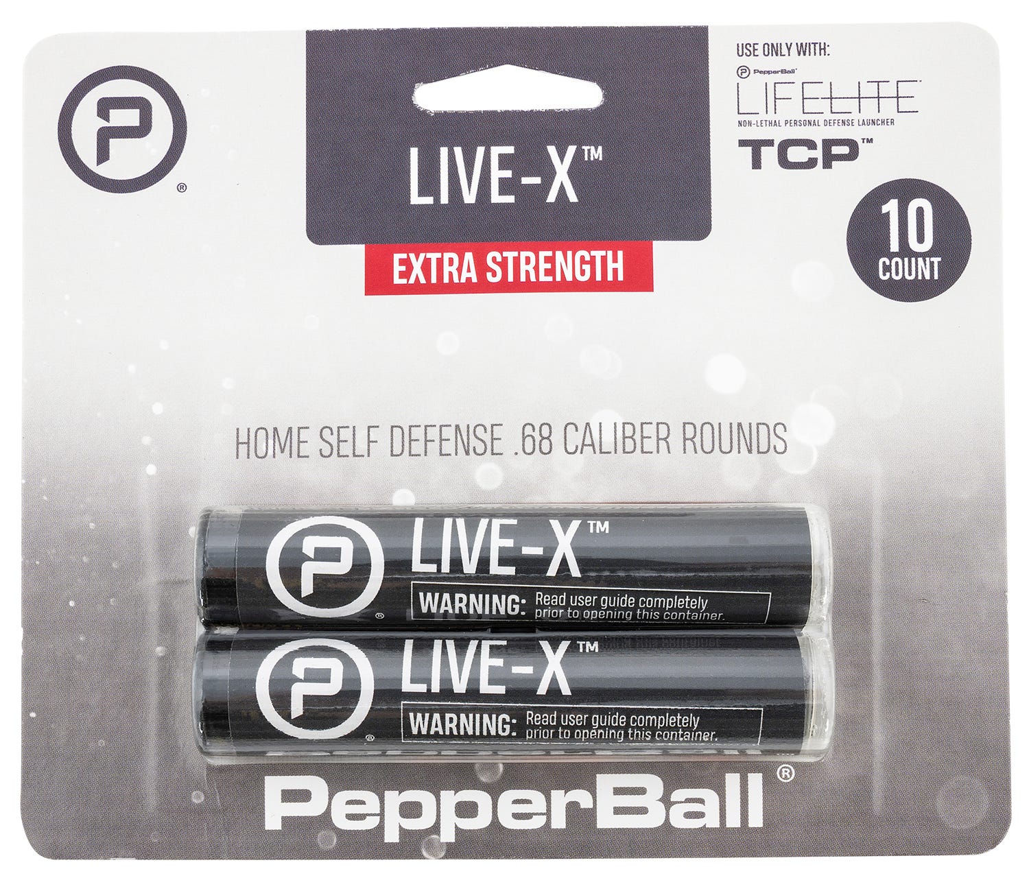 Pepperball Live-X Black / Red 10-Rounds Pava