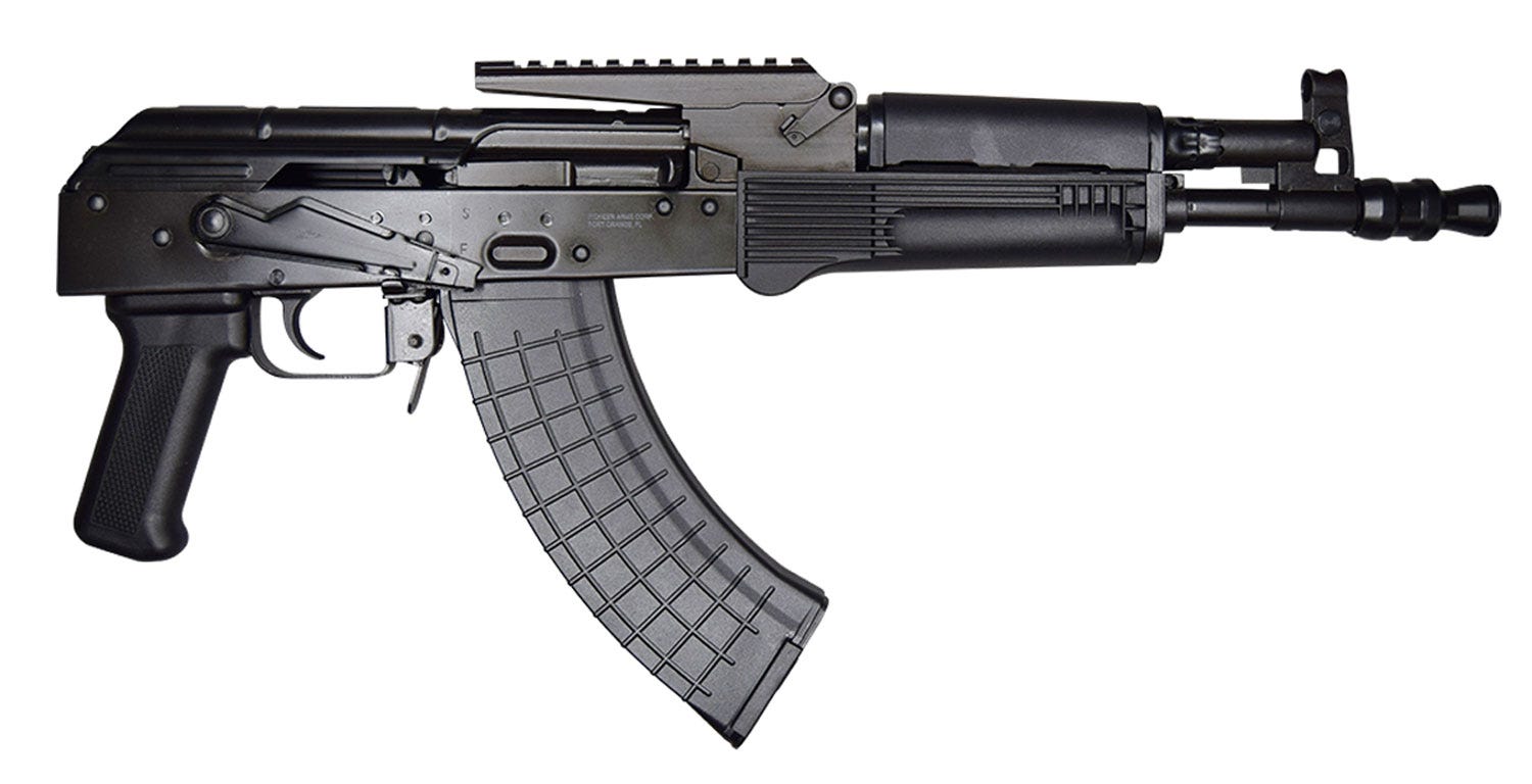 Pioneer Arms Hellpup Elite Pistol 7.62 X 39 11.73" Barrel 30-Rounds Optics Rail