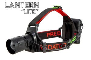 Predator Tactics Lantern "Lite" Headlamp Red And White LED's