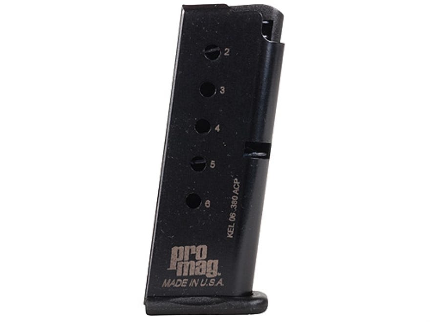 Pro Mag Industries Magazine for Kel-Tec P3AT .380 ACP 6 Rd