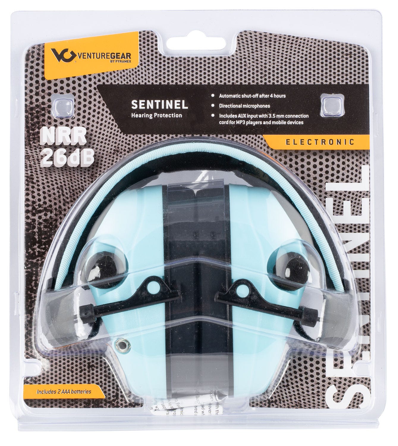 Pyramex Venture Gear Sentinel Ear Protection Powder Blue 26dB