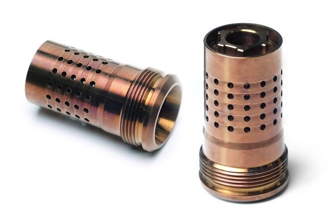 Q Cherry Bomb Muzzle Brake 13.5x1mm LH Fits Trash Panda/Thunder Chicken