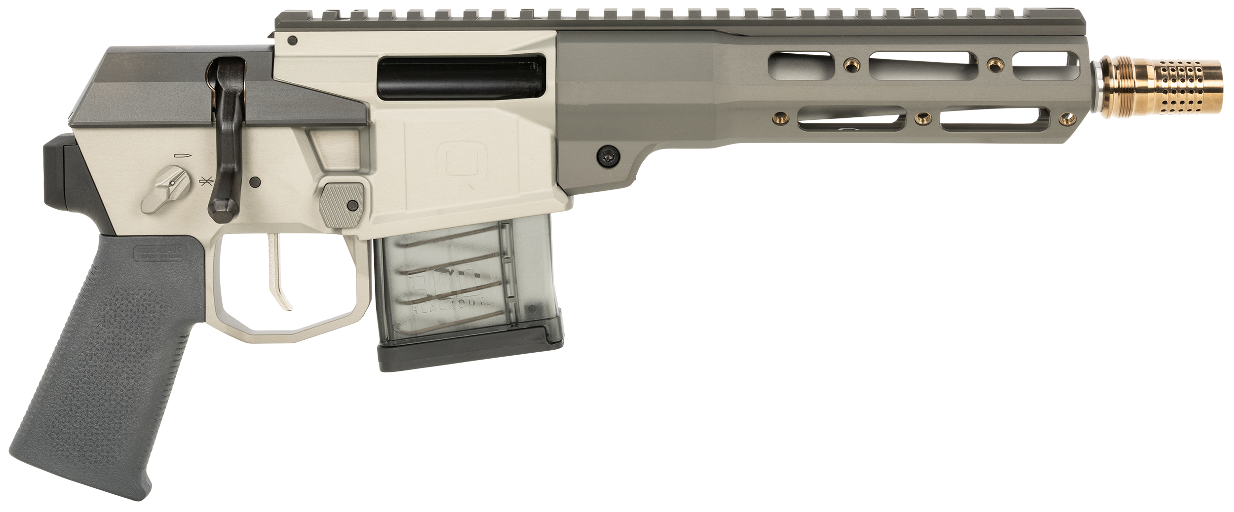 Q Mini Fix Grey .300 AAC Blackout 8" Barrel 10-Rounds