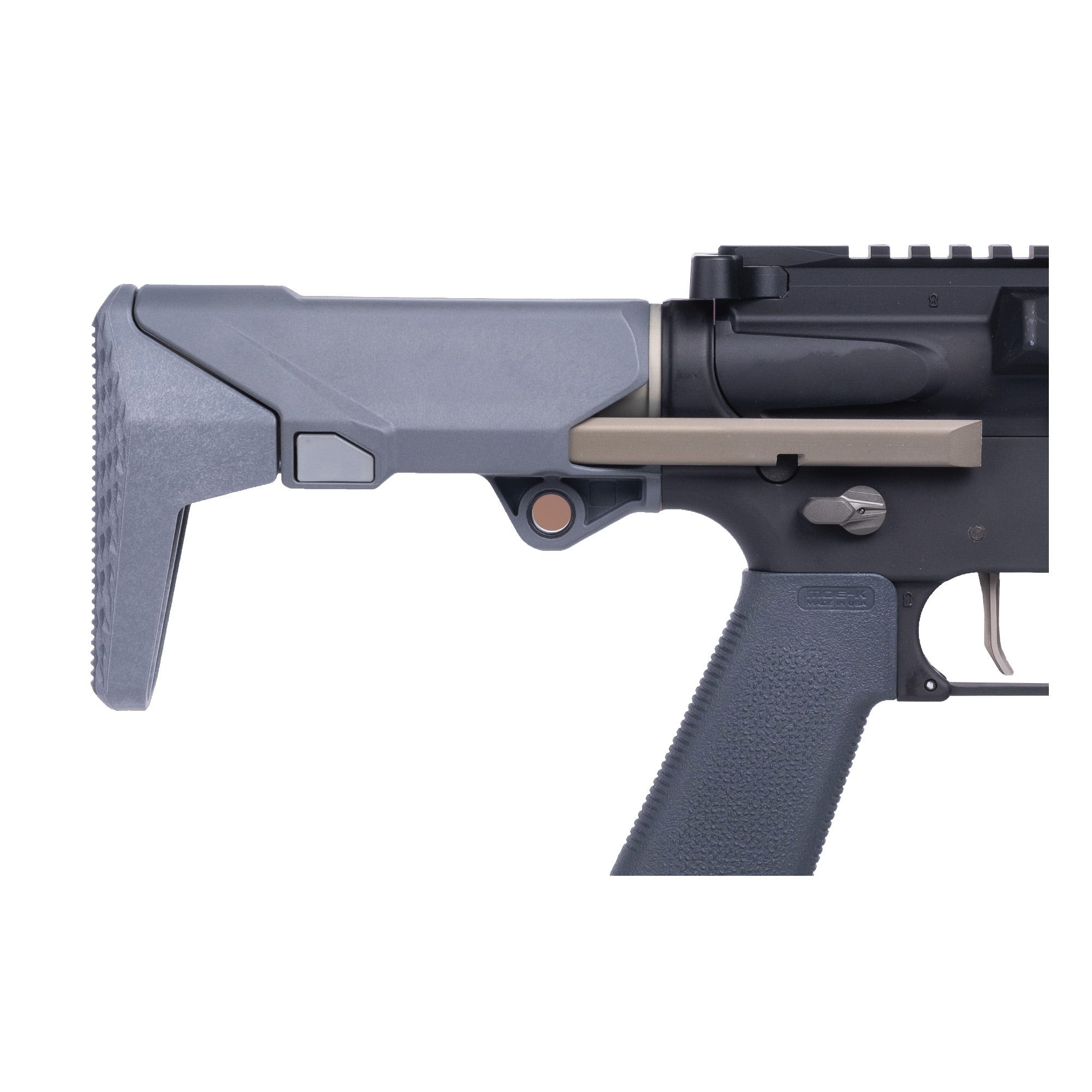 Q Shorty Stock Gray 2-Position for AR-15/M4