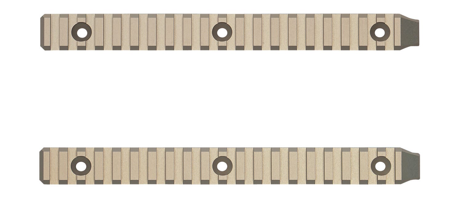 Q The Fix Top Rail Clear Anodized 8.5"