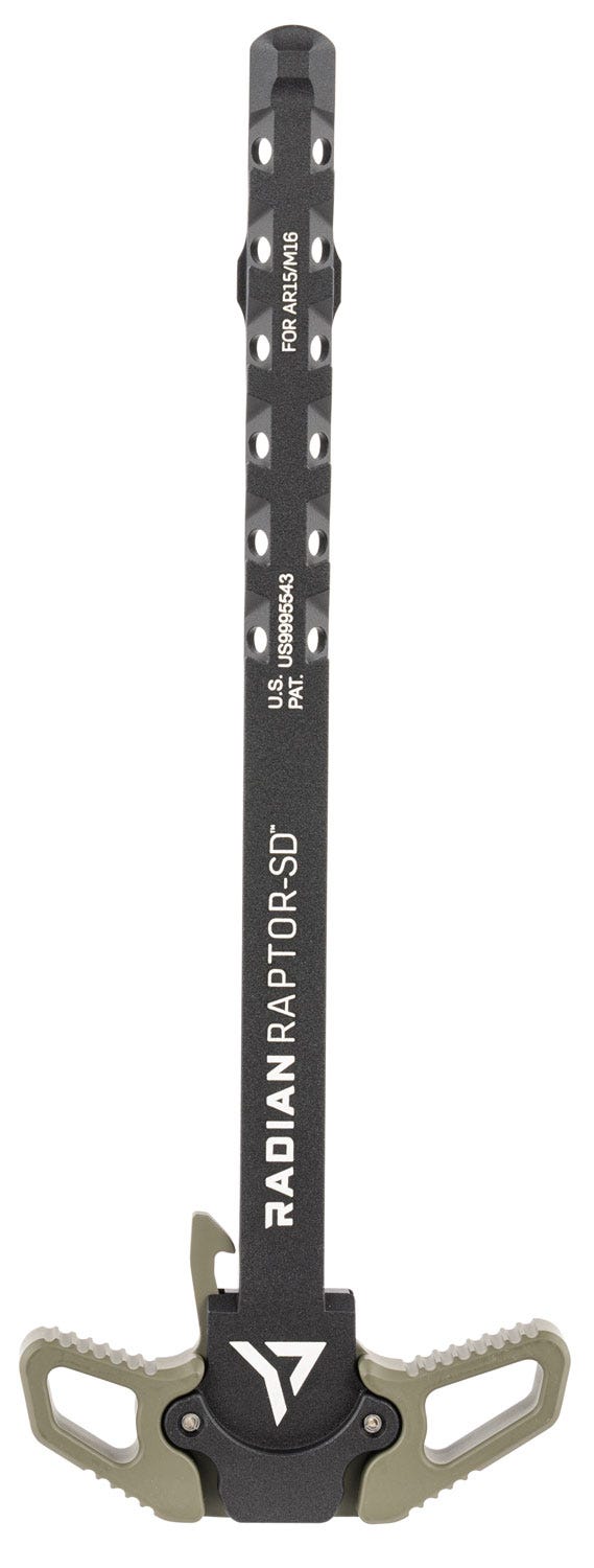 Radian Weapons Raptor-SD Charging Handle OD Green Ambidextrous for AR-15