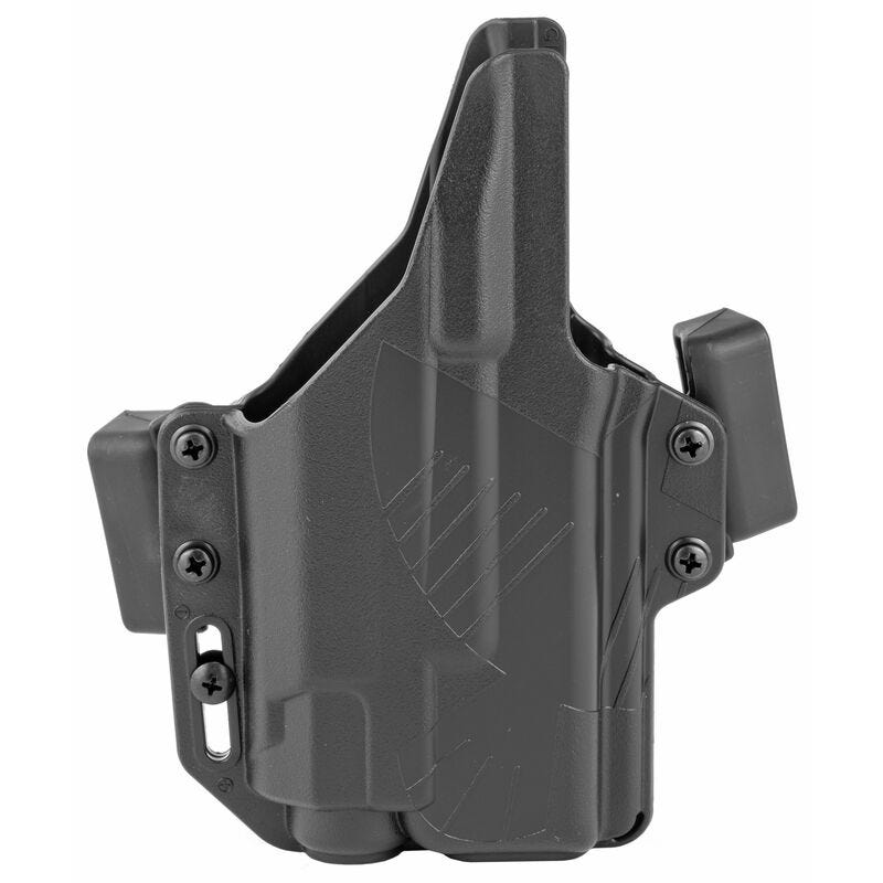 Raven Concealment Systems Perun Light Bearing OWB Holster Ambidextrous Draw Surefire X300 Ultra Compatible For GLOCK 19/23/32