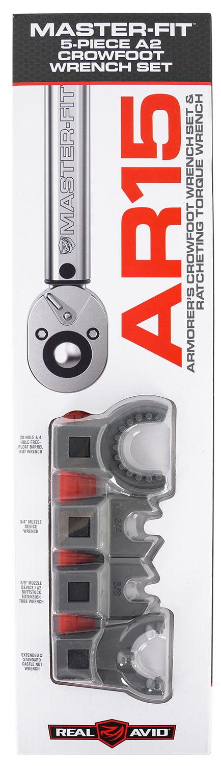 Real Avid Master-Fit Wrench Set Red / Grey 5-Piece