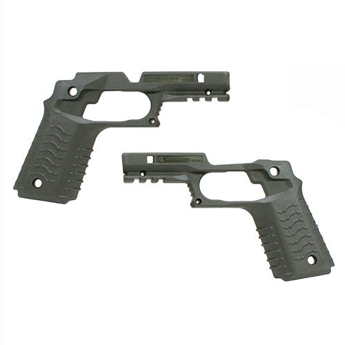 Recover Tactical CC3H Grip and Rail System 1911, Olive Drab