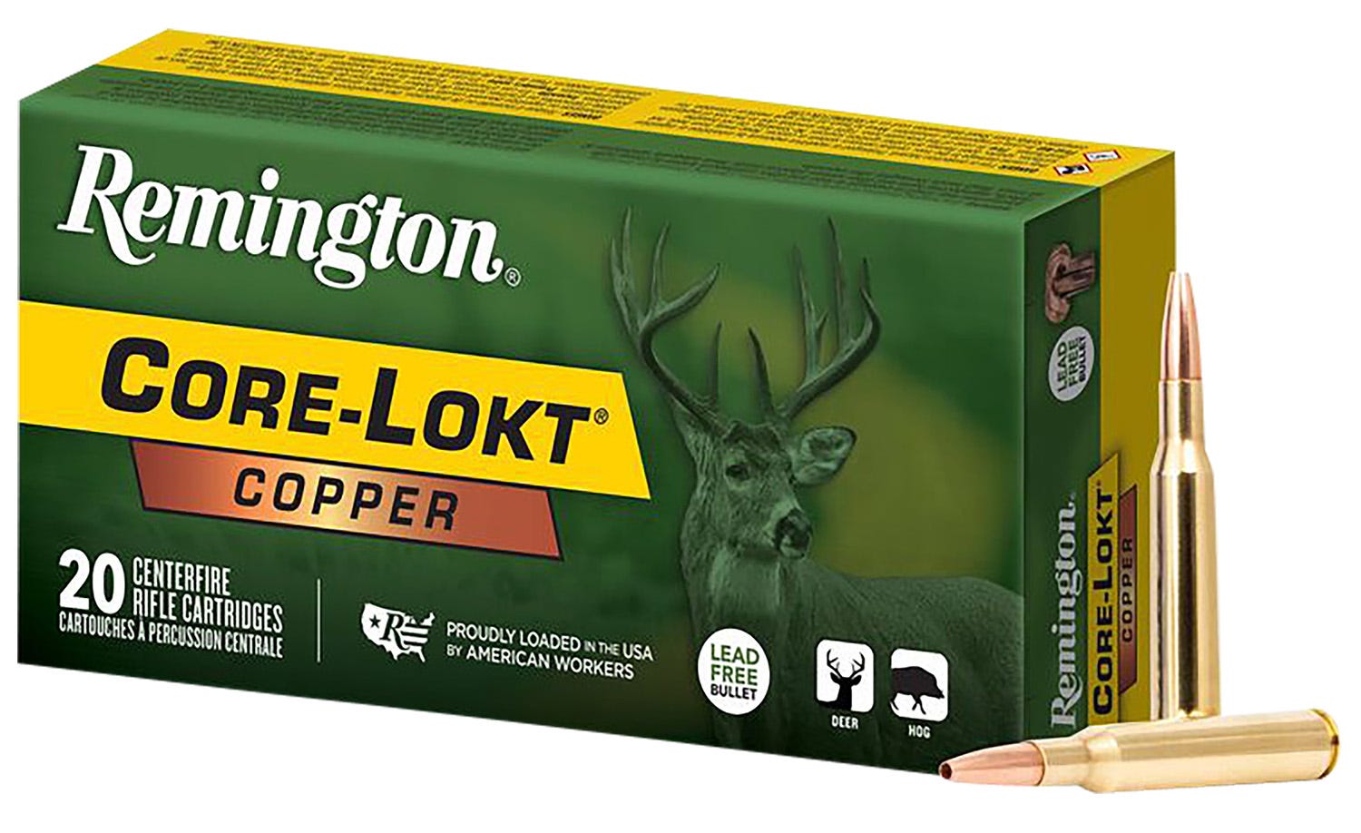 Remington Core-Lokt Copper Brass .308 Win 150 Grain 20-Rounds CHP