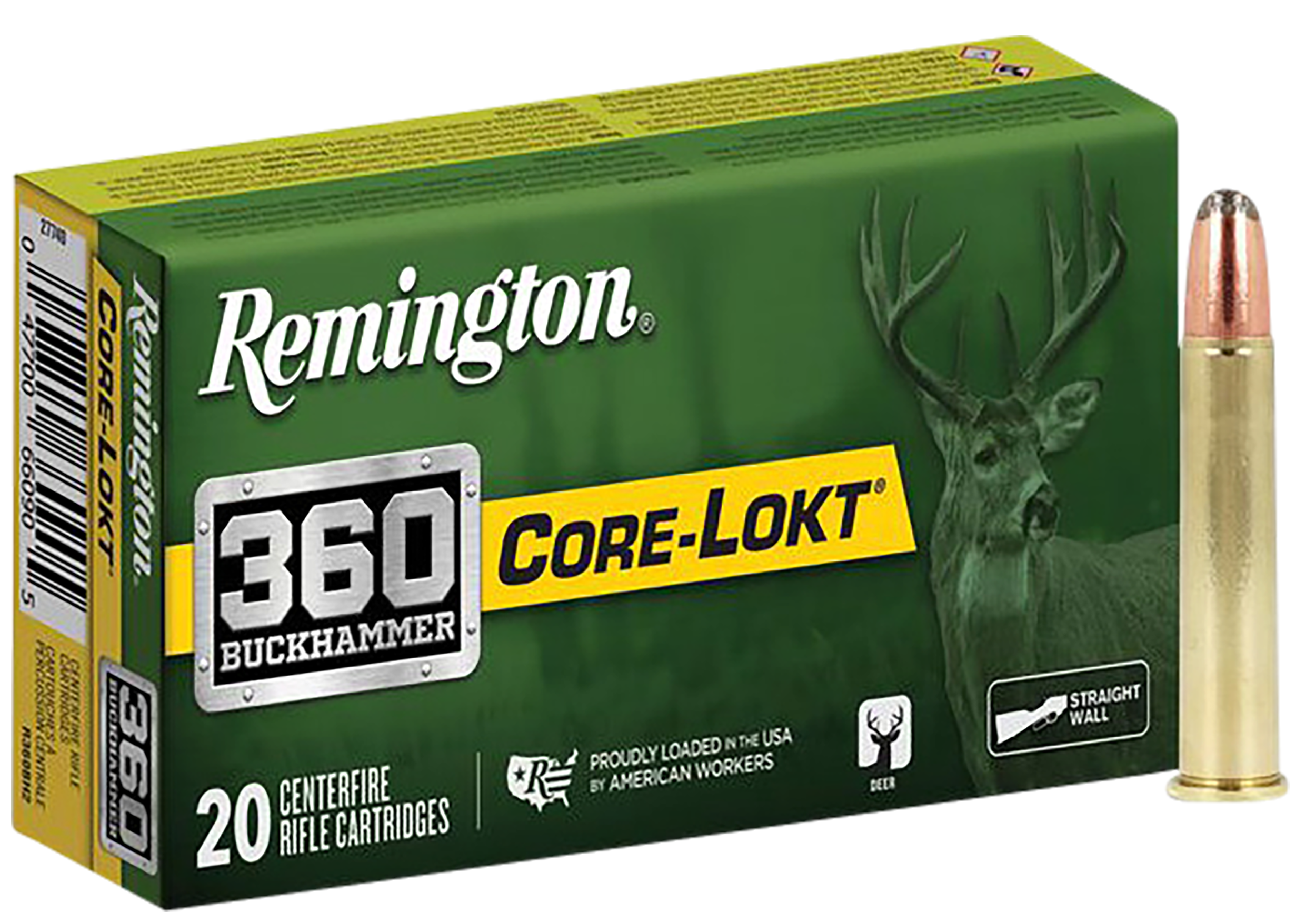 Remington Core-Lokt Brass .360 Buckhammer 200 Grain 20-Rounds SPCL