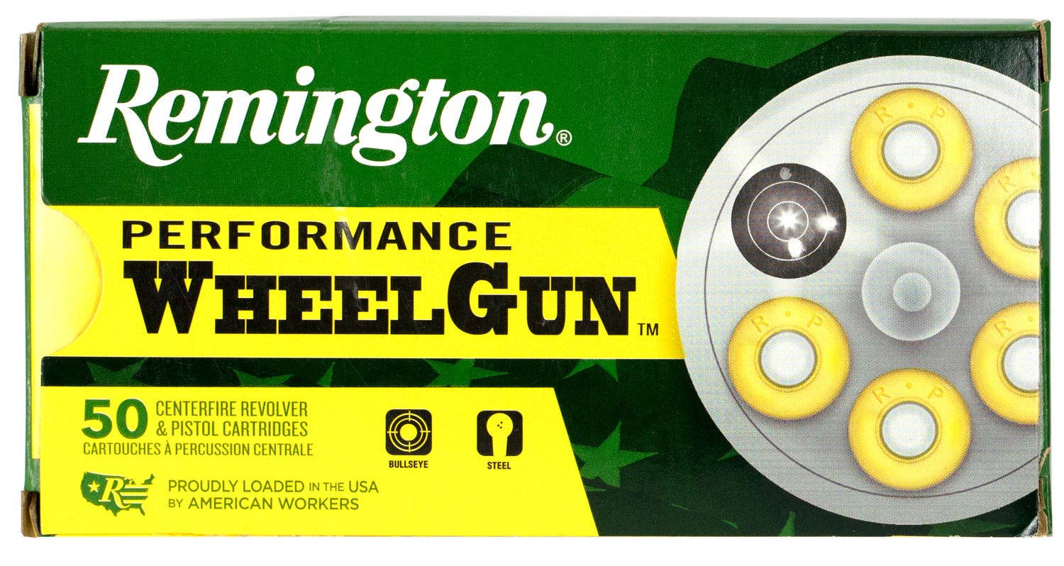 Remington Performance WheelGun Brass .357 Mag 158-Grain 50-Rounds LSWC