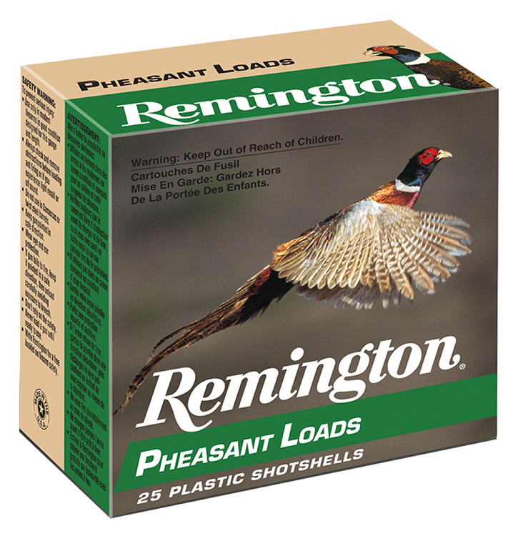 Remington Pheasant Loads 20 Ga #4 Lead Shot 25-Rounds 2 3/4"