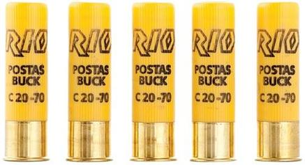 RIO Ammunition ROYAL BUCK 9 PELLET BUCKSHOT 20GA 2-3/4INCH #1 BUCK 25 ROUNDS PER BOX