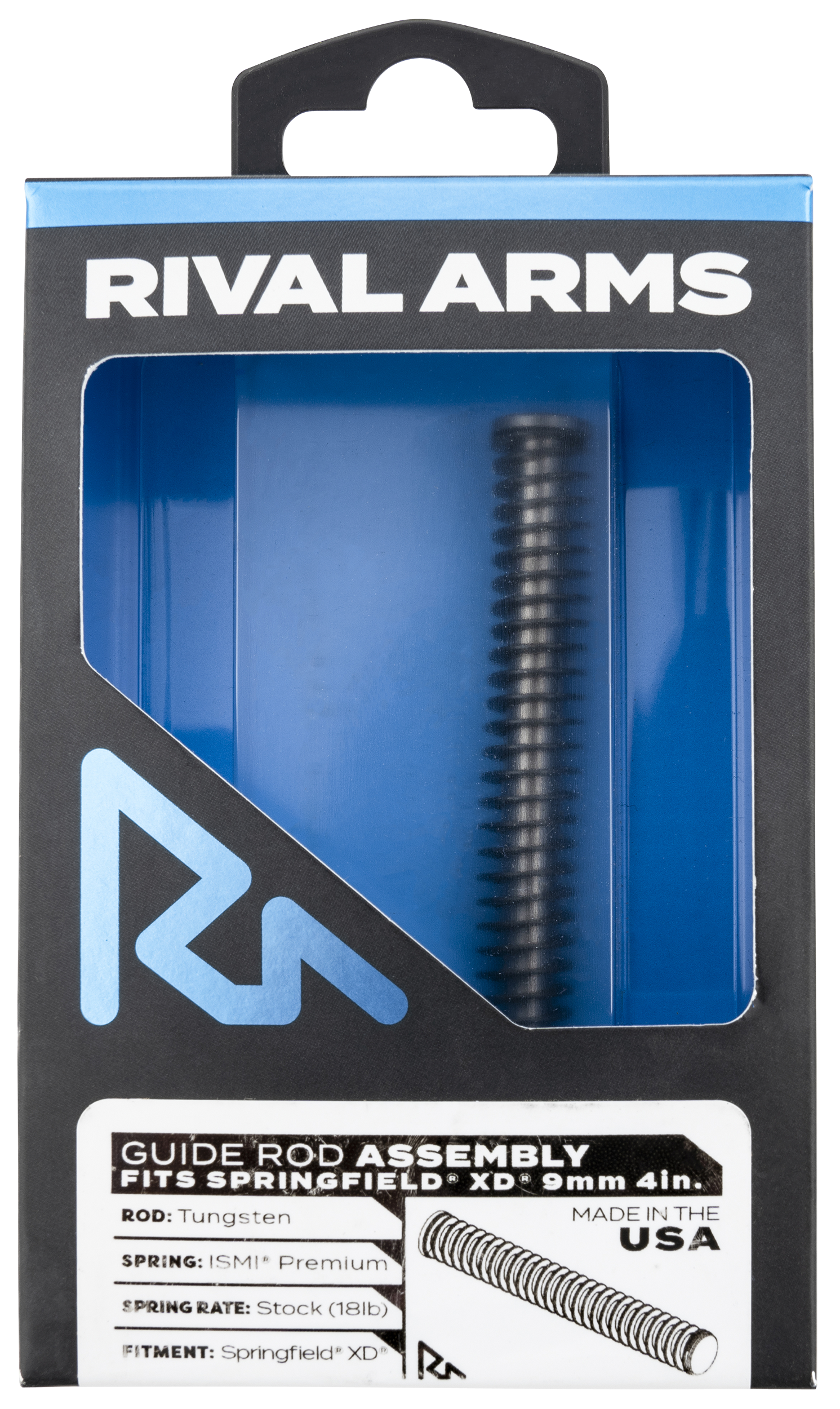 Rival Arms Tungsten Guide Rod Assembly for XD 9mm 4"