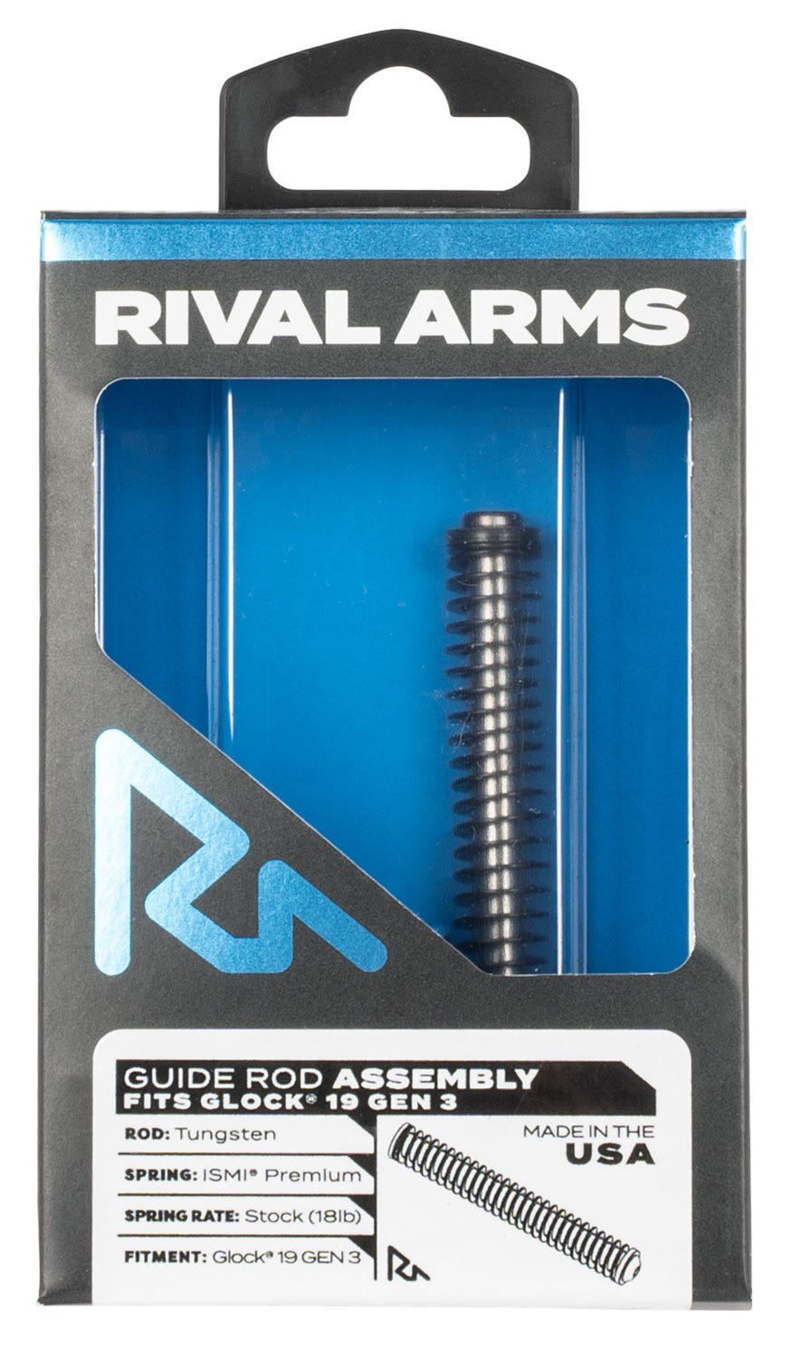 Rival Arms Guide Rod Assembly Tungsten for Glock 19 Gen3