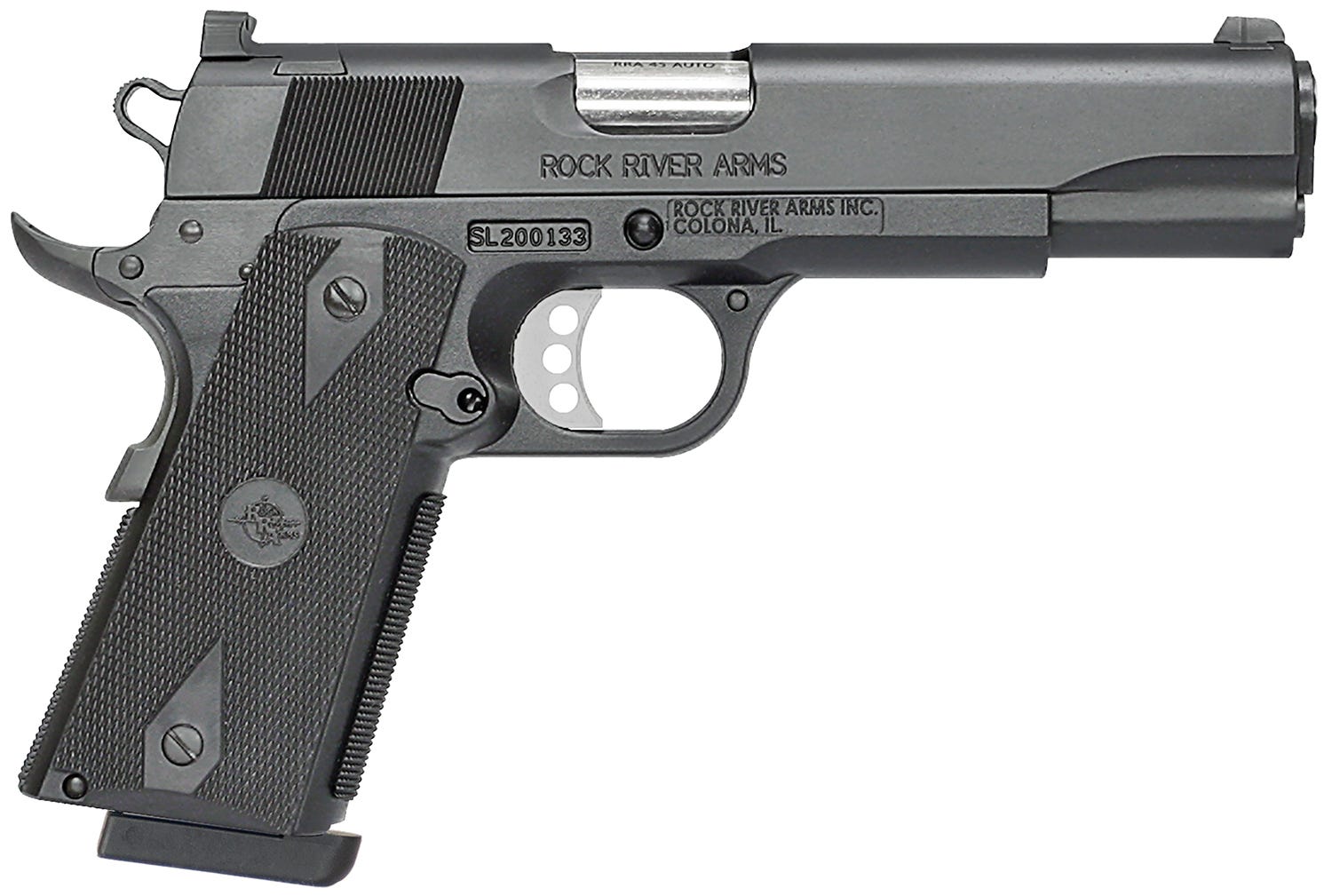 Rock River Arms 1911 Parkerized .45 ACP 5" Barrel 7-Rounds