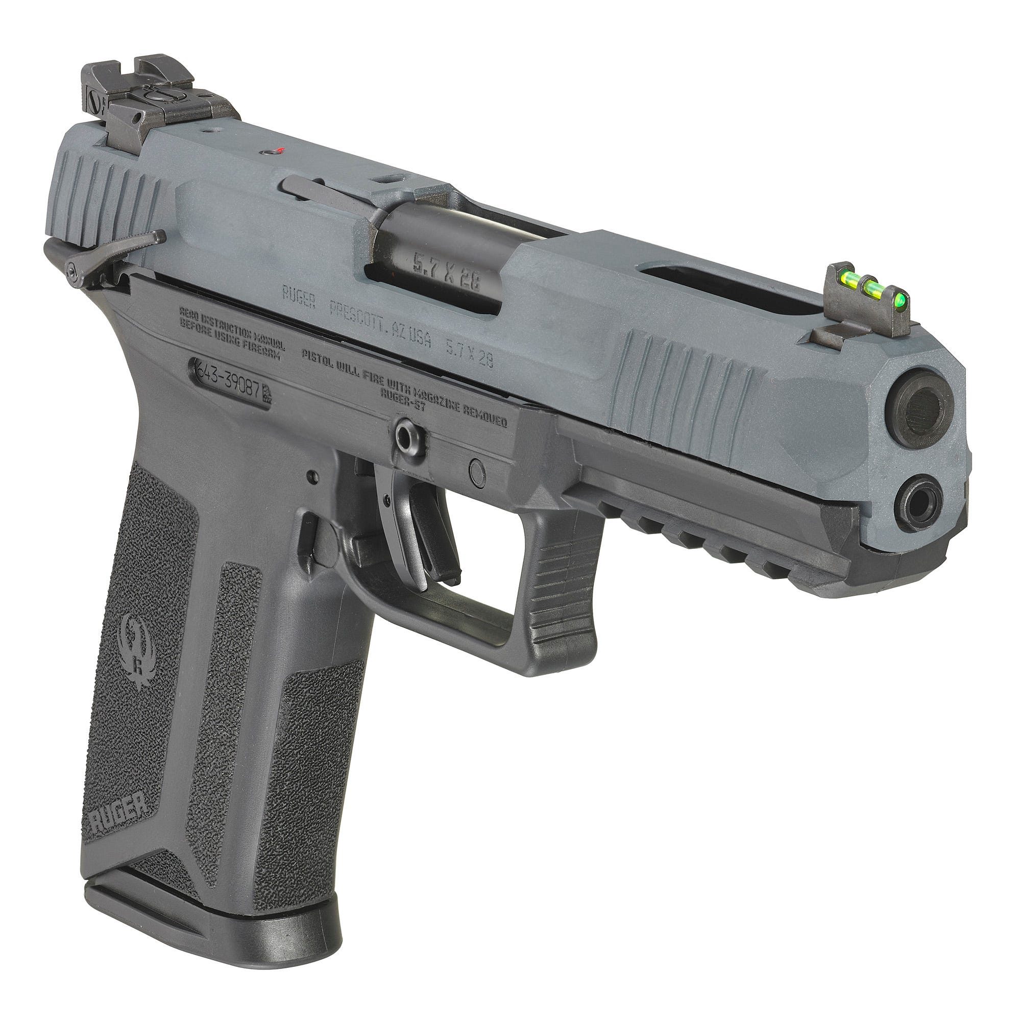 Ruger 57 Cobalt Blue 5.7x28mm 4.94" Barrel 20-Rounds - Image 2