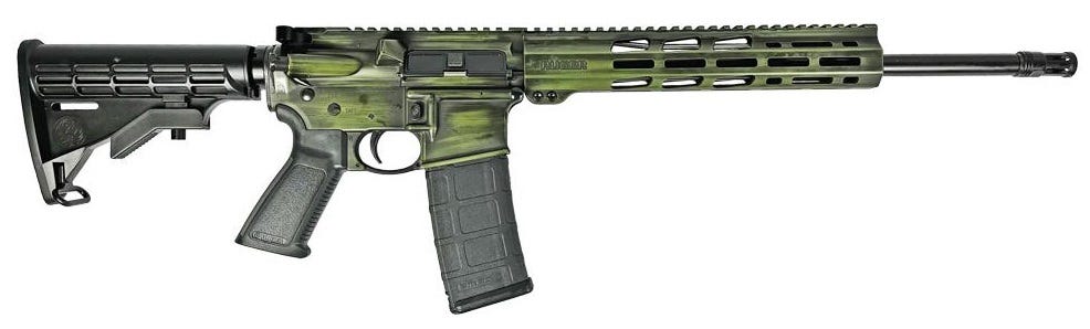 Ruger AR-556 "Green Distressed" 5.56 / .223 Rem 16" Barrel 30-Rounds