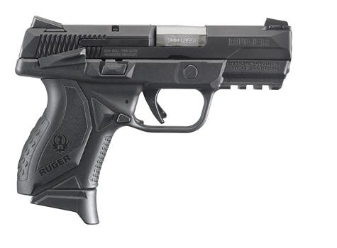 Ruger American Compact 9mm 3.55" Barrel 17-Rounds Manual Safety