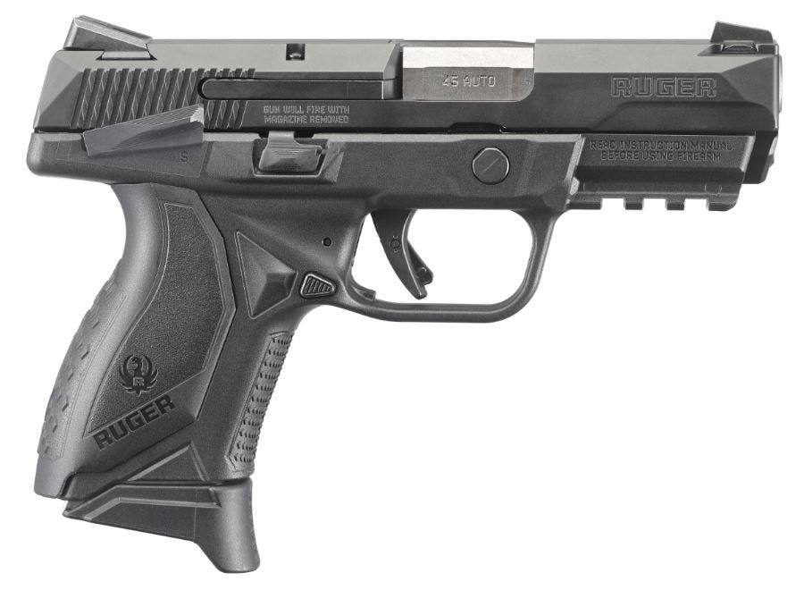 Ruger American Compact 45ACP 3.75" Barrel 10-Rounds Thumb Safety