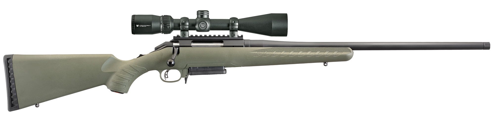 Ruger American Predator Moss Green 6.5 Creedmoor 22" Barrel 3-Rounds Vortex Crossfire II 4-12x44 Scope
