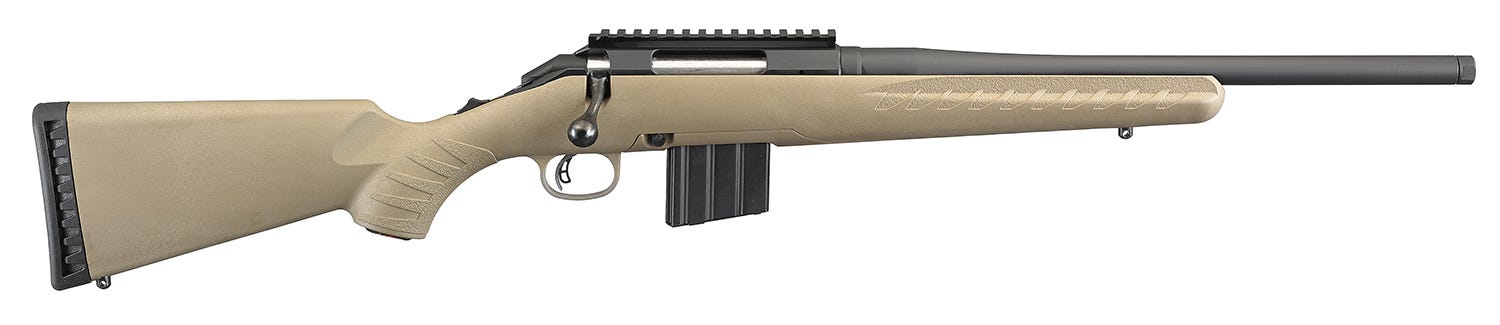 Ruger American Ranch Rifle Compact Flat Dark Earth .350 Legend 16.38" Barrel 5-Rounds