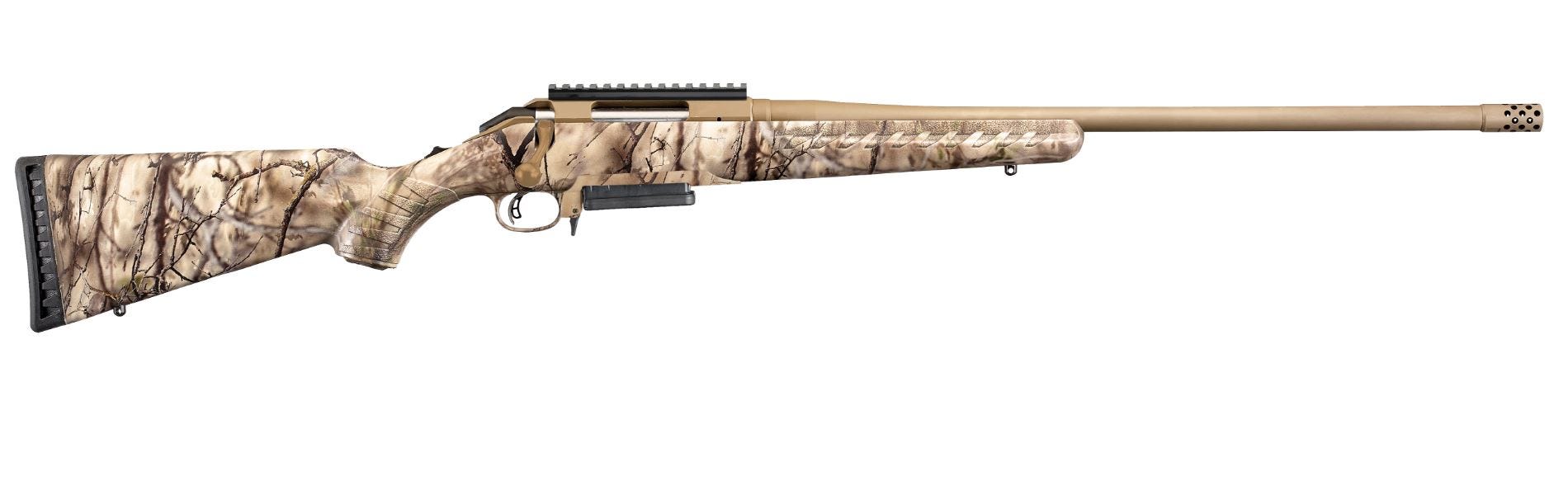 Ruger American Rifle Go Wild Camo / Bronze .300 Win Mag 24" Barrel 3-Rounds