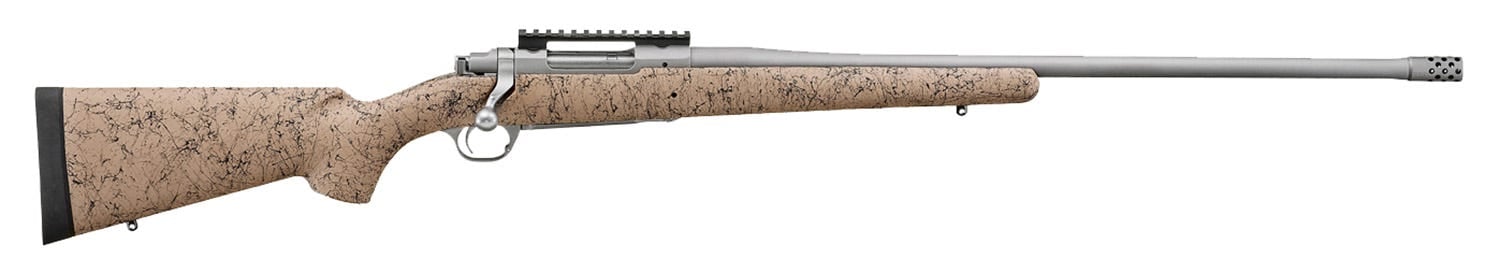 Ruger Hawkeye FTW Hunter Tan / Black .375 RUG 22" Barrel 3-Rounds