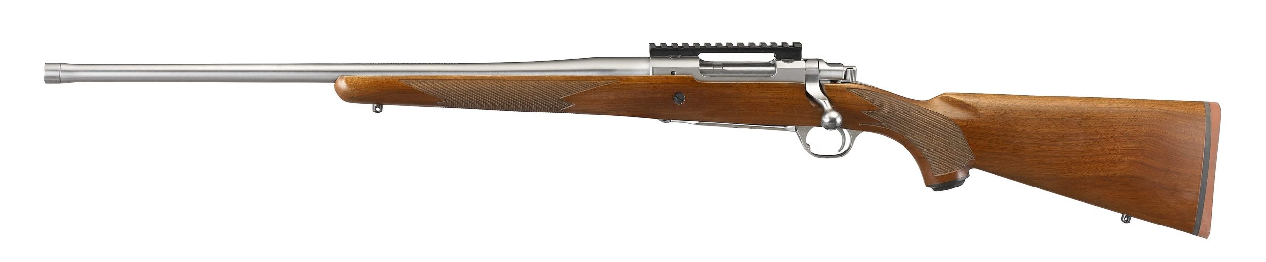 Ruger Hawkeye Hunter 300 Win Mag 24" 3 Rounds American Walnut Satin Stainless Left Hand