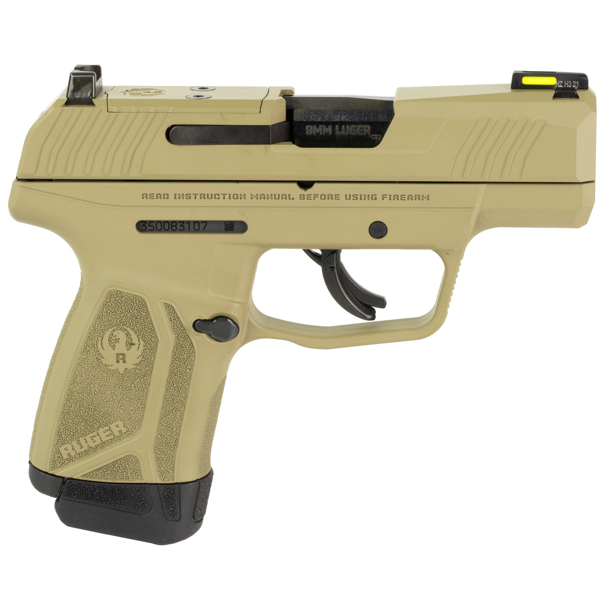 Ruger MAX-9 Flat Dark Earth 9mm 3.2" Barrel 12-Rounds Optics Ready