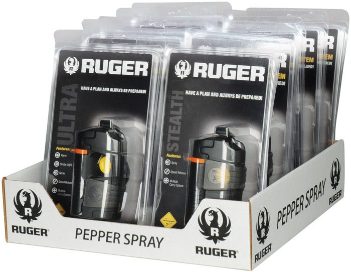 Ruger Pepper Spray PEPPER SPRAY SystemS RUG CT DISP 8 ULTRAS