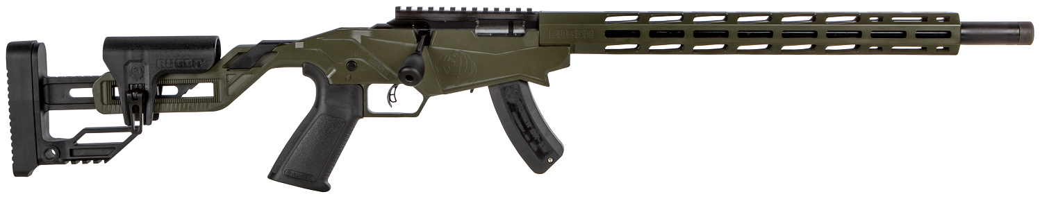 Ruger Precision Rimfire OD Green .22 LR 18" Barrel 15-Rounds M-LOK Slots