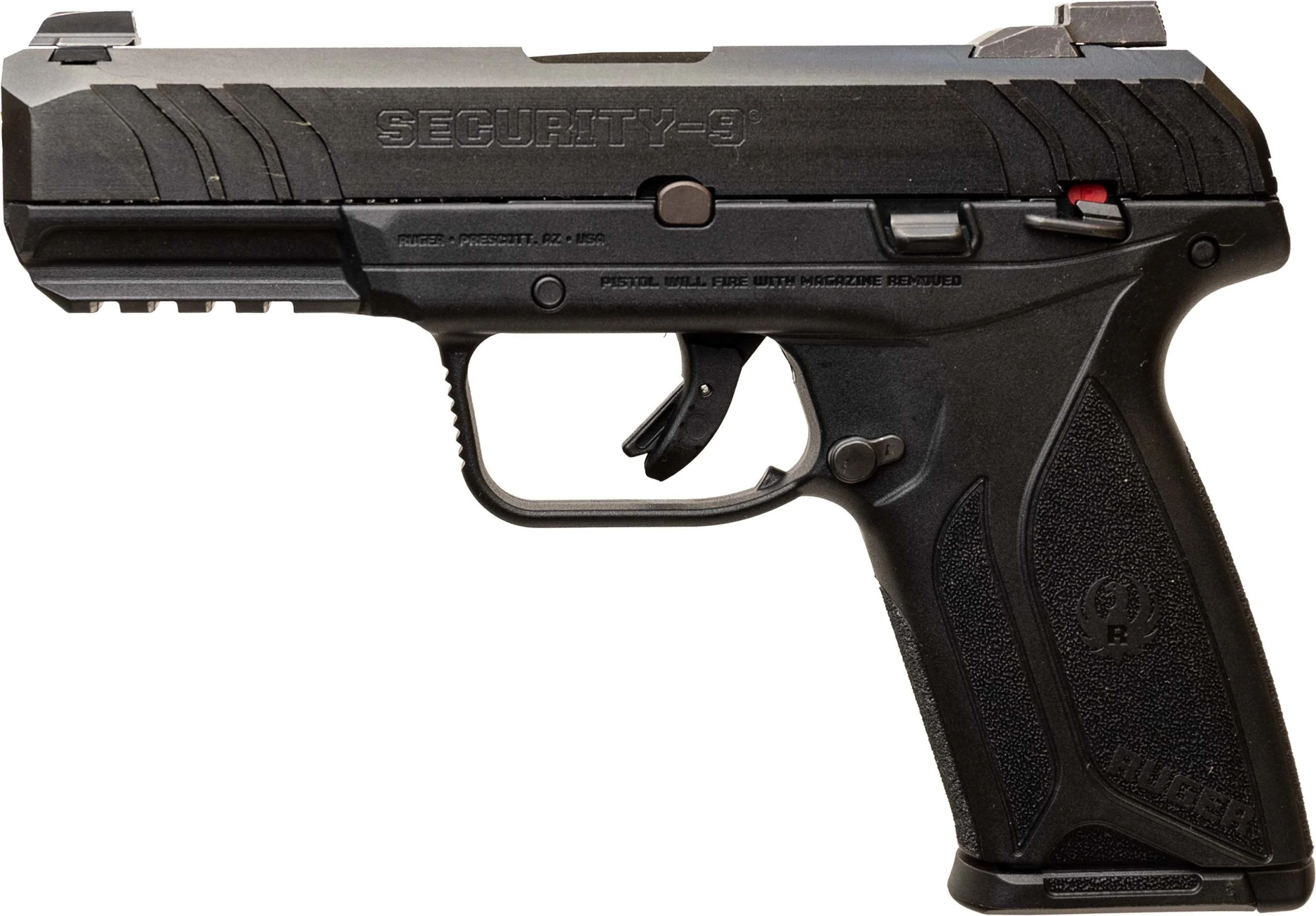 Ruger Security 9 9mm 4" Barrel 15-Rounds w/ HIVIZ Night Sights