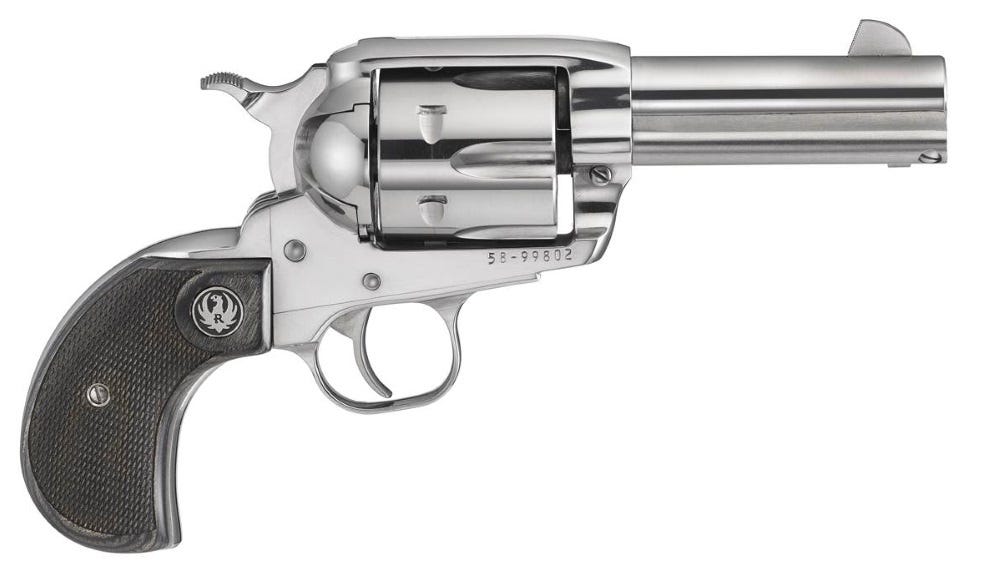 Ruger Vaquero Birds Head Stainless .44 Mag / .44 SPC 3" Barrel 6-Rounds