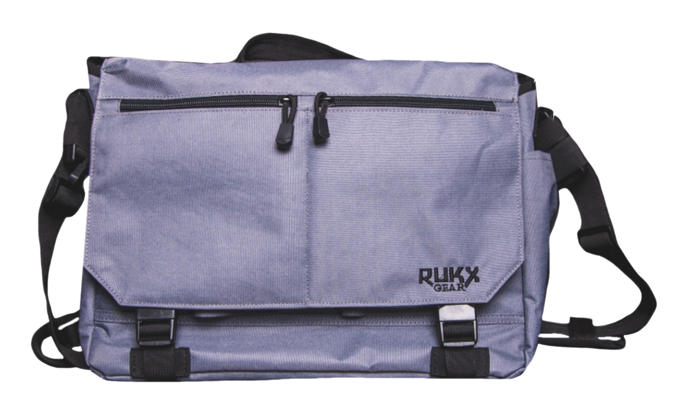 Rukx Gear Discrete Carry Business Bag Smoke Grey 15" W x 11" H