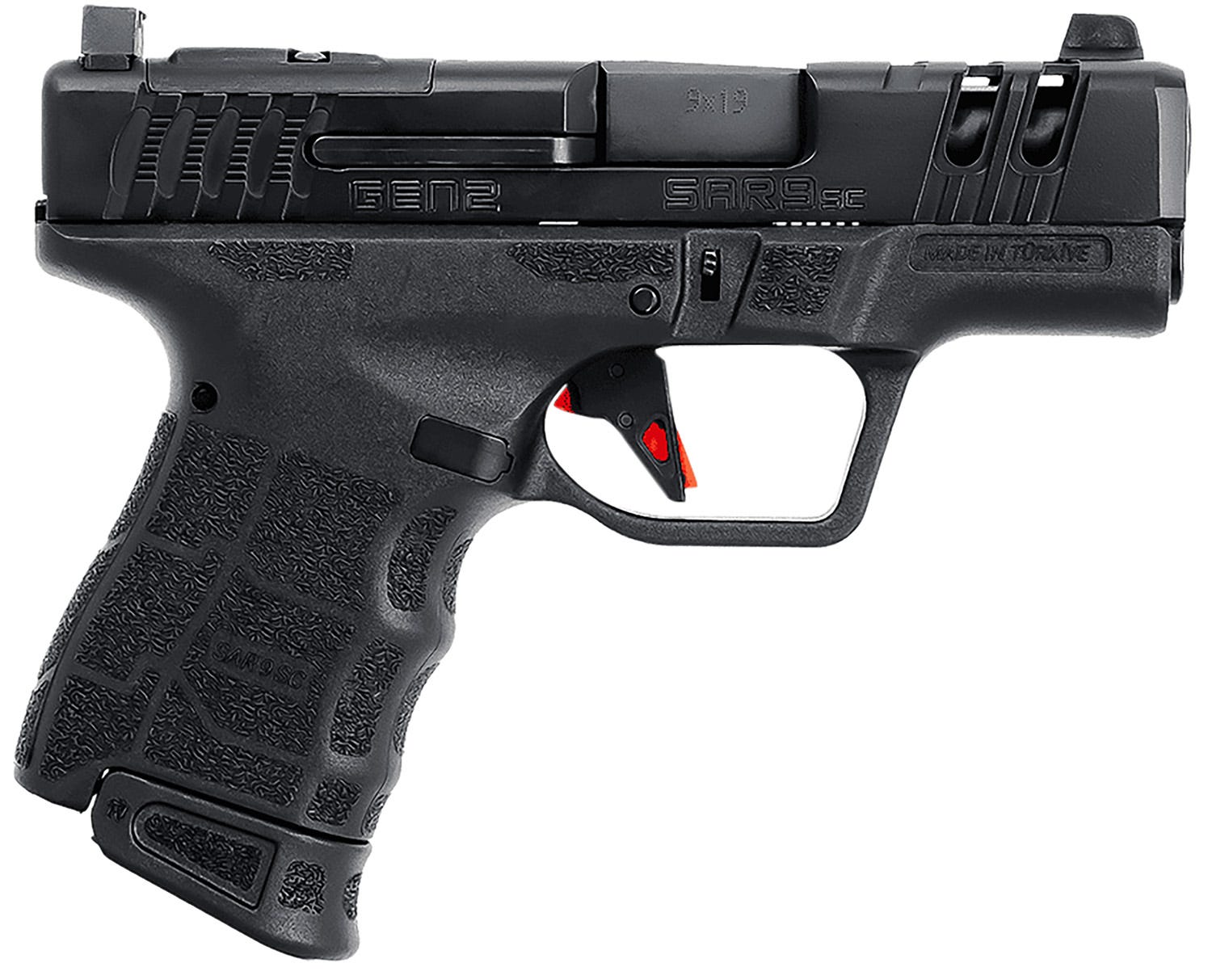 SAR USA SAR9 SC Gen2 9mm 3.3" Barrel 12/15-Rounds