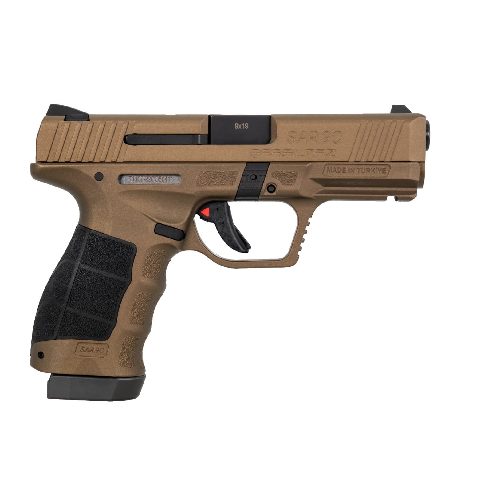 SAR USA SAR9C Bronze 9mm 4" Barrel 15-Rounds