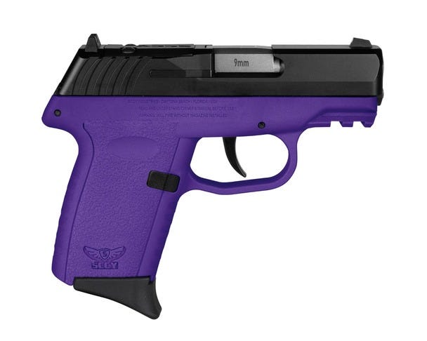 SCCY CPX-2 Purple 9mm 3.1" Barrel 10 Rounds Optics Ready