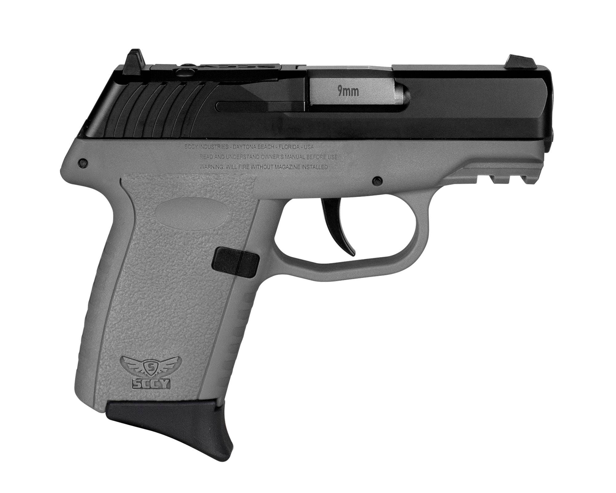SCCY CPX-2 Gray 9mm 3.1" Barrel 10 Rounds Optics Ready
