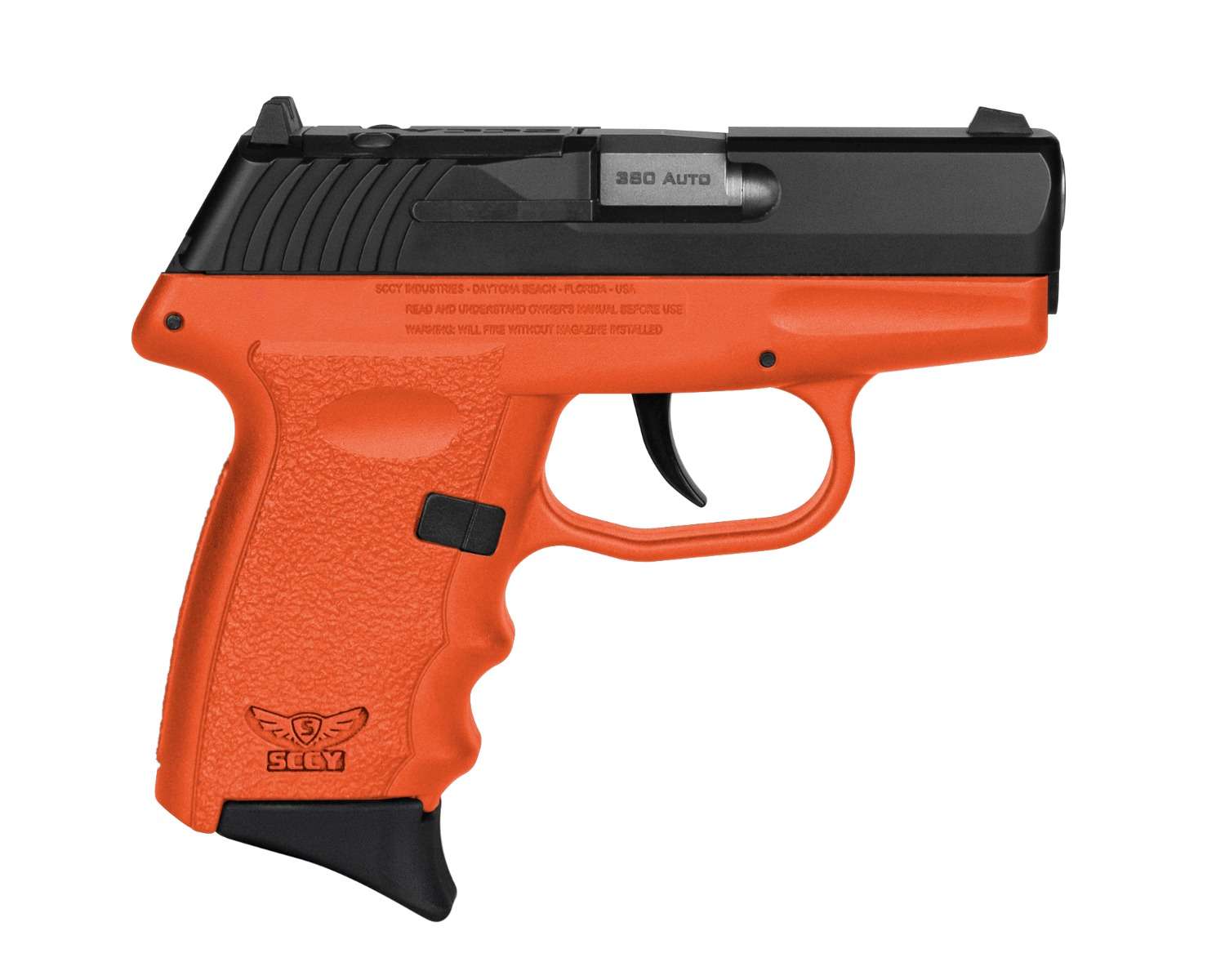 SCCY CPX-3 Orange 380 ACP 3.1" Barrel 10 Rounds Optics Ready