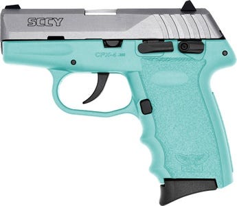 SCCY CPX-4 Light Blue .380 ACP 2.96" Barrel 10-Rounds 2 Mags