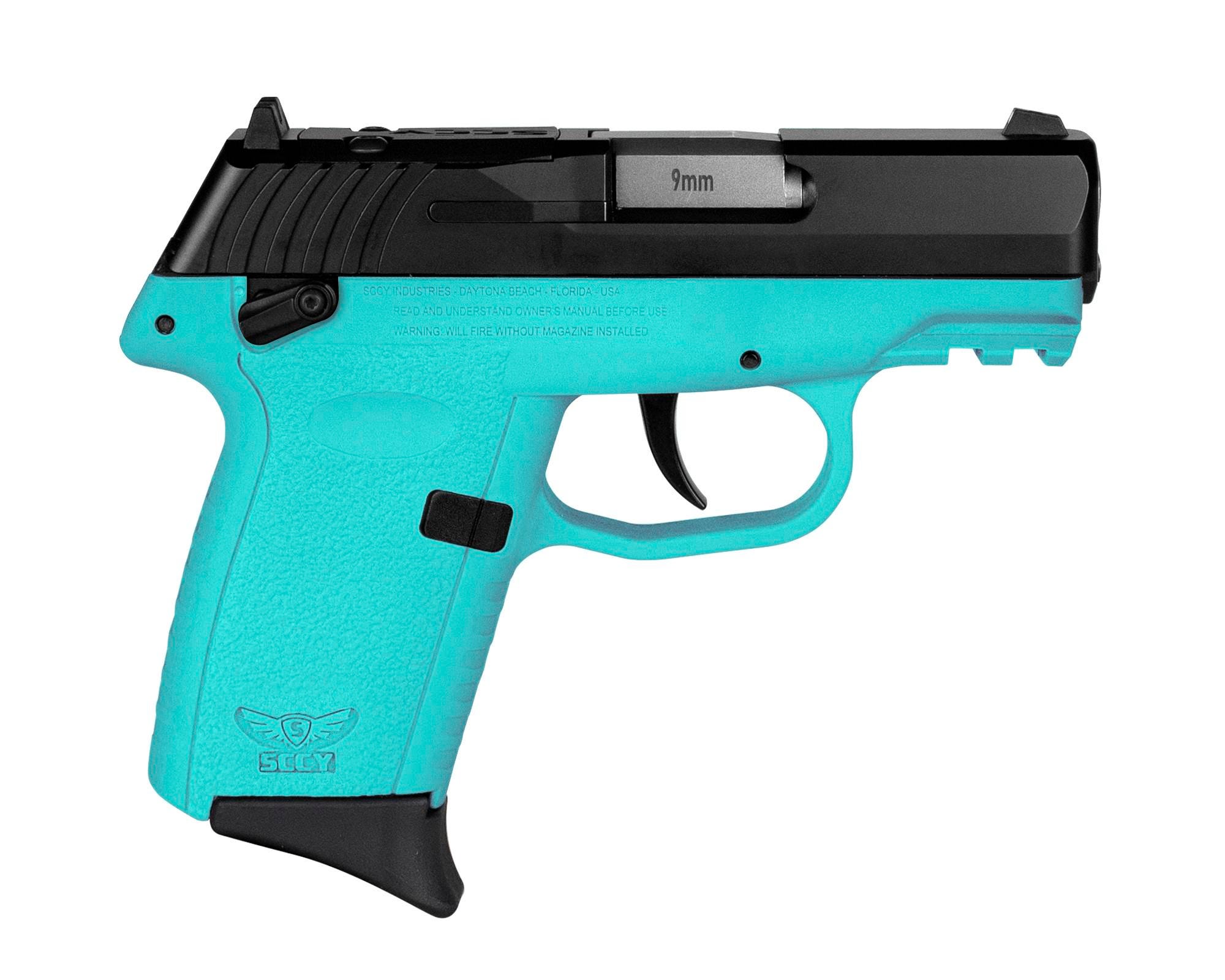 SCCY CPX Light Blue 9mm 3.1" Barrel 10-Rounds RDR